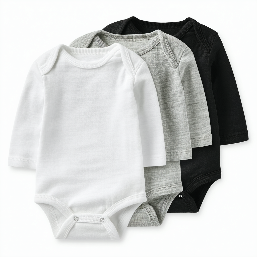 Carter's Unisex 4 Pack Long Sleeve Side Snap Mitten Cuff Shirt