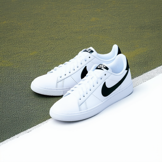 Nike Tennis Classic Womens Court Sneakers Shoes White Size 8.5