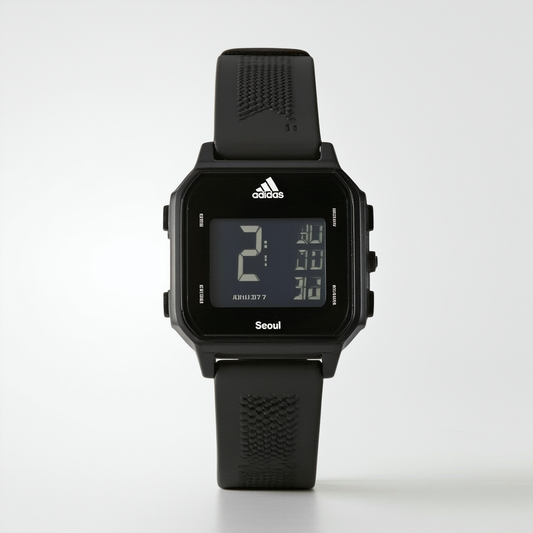Adidas Men's ADH2077 Black Seoul Digital Watch