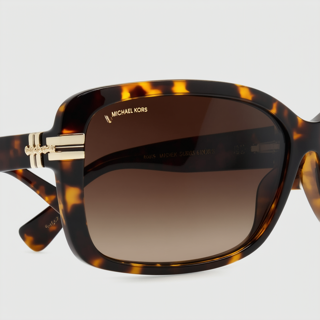 Michael Kors Mykonos Sunglasses MK6005 300613 Dk Tortoise Brown Gradient 58 16 140