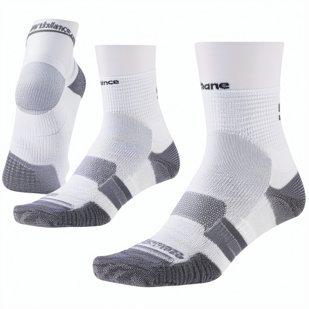 New Balance Men's Athletic Cushion Comfort Crew Socks with Cooling Technology (2 Pack)
