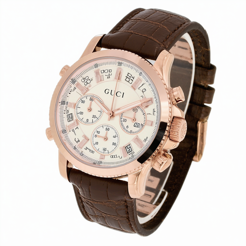 Gucci G-Chrono Brown PVD Guilloche Men's Watch(Model:YA101341)