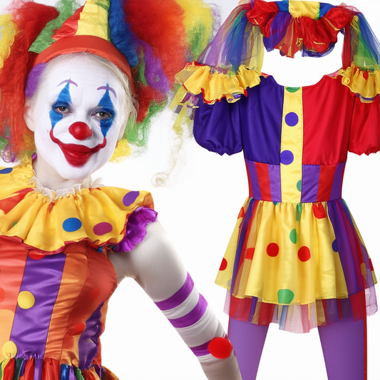 Miss Mischief Clown Costume for Women