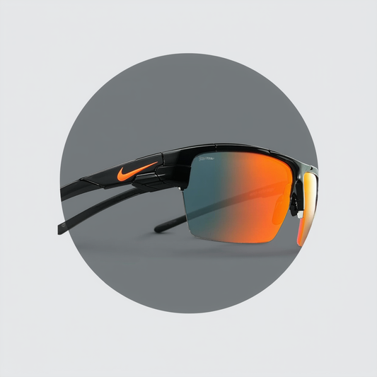 Nike Show X2 EV0675 Sunglasses 030 Black/Orange Grey w/ Orange Flash 59 14