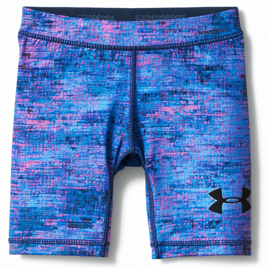 Under Armour Girl`s HeatGear Sonic 3” Printed Shorts
