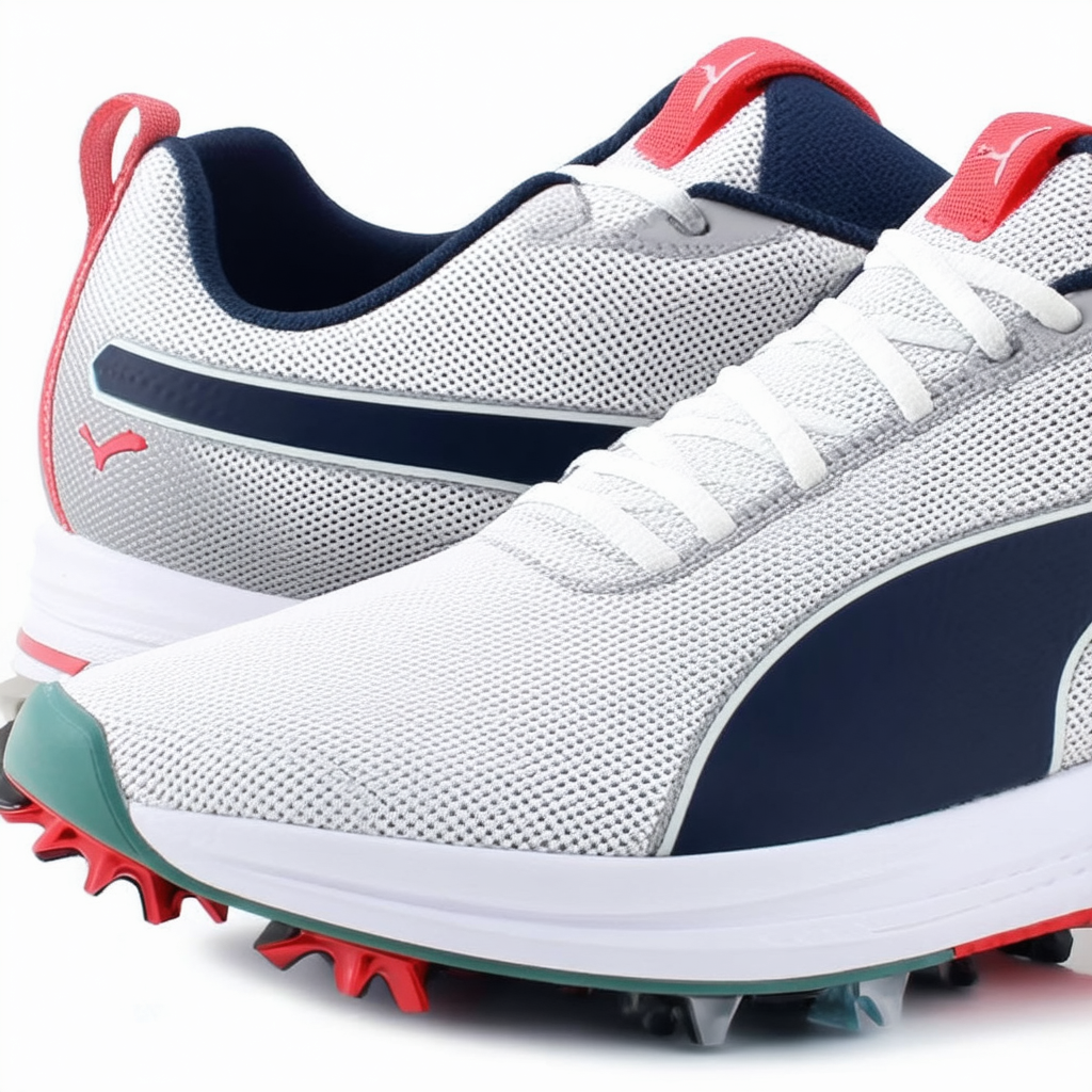 PUMA Golf Men's Biofly Mesh Tradewinds/Turbulence/Puma Red 7.5 D US