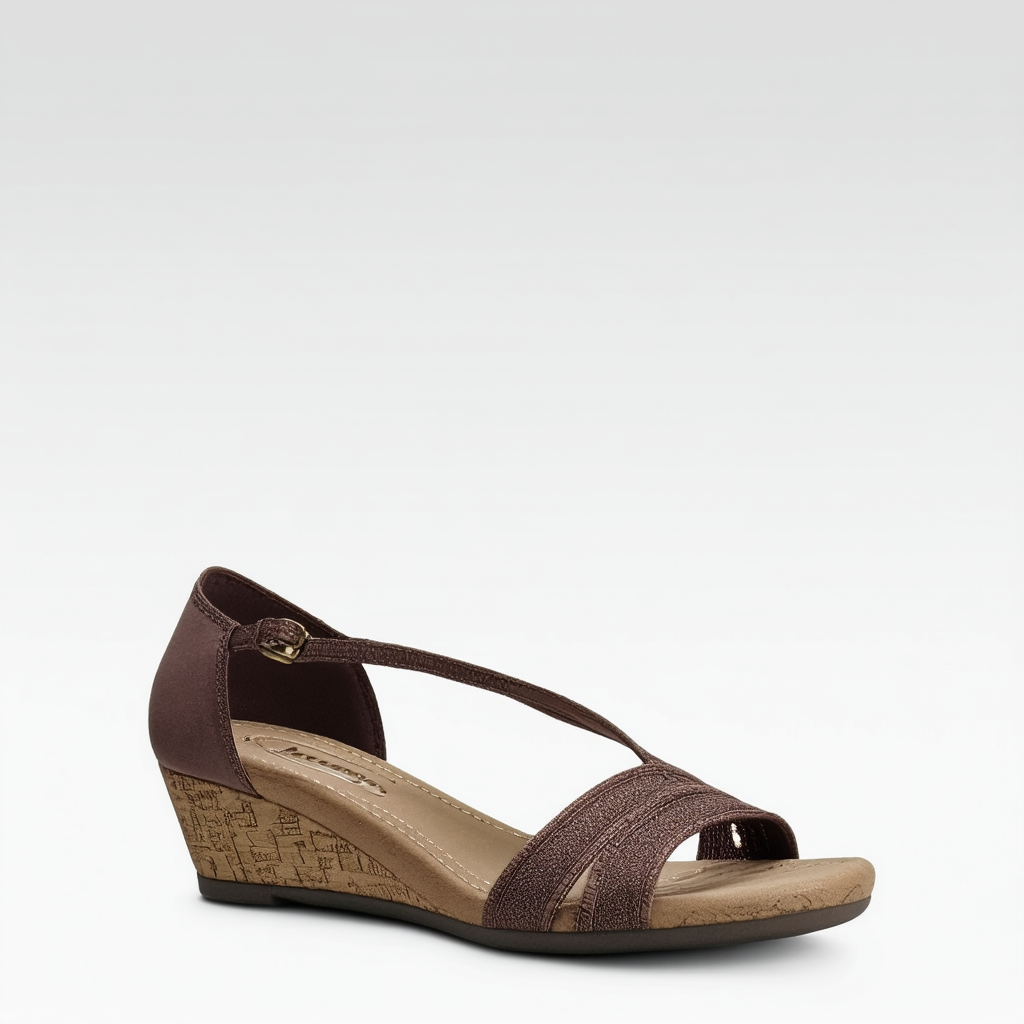 Aerosoles Women's Bus Stop Wedge Stretch Sandal