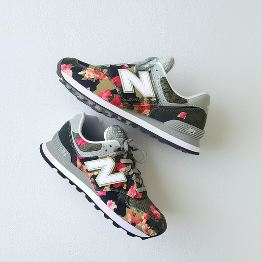 New Balance Women's 574 V2 Floral Camo Sneaker