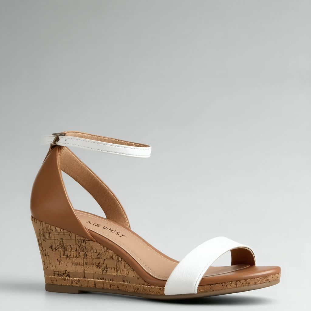 NINE WEST Women's Orsino Wedge Sandal