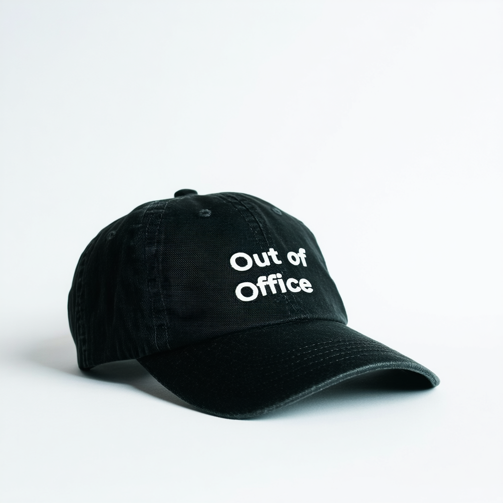 Out of Office Hat (Embroidered Dad Cap)