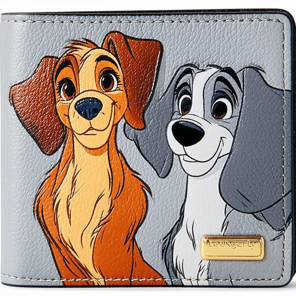 Loungefly Disney Lady and the Tramp Wet Cement Faux Leather Wallet