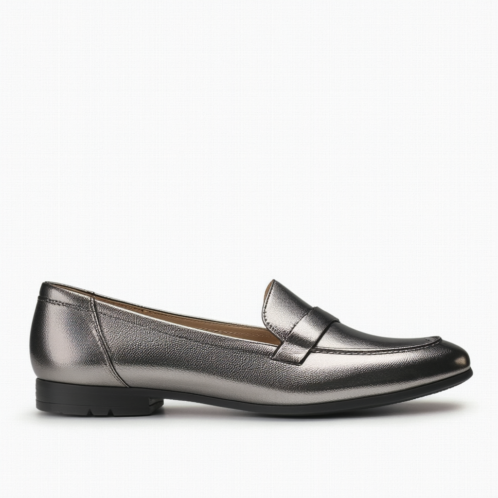 Naturalizer womens Juliette2 Loafer, Pewter, 6.5 US