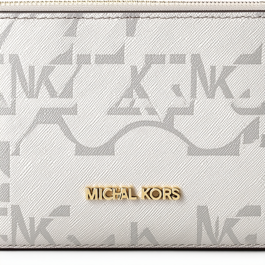 MICHAEL Michael Kors Mk Logo Zip Around Continental Wallet