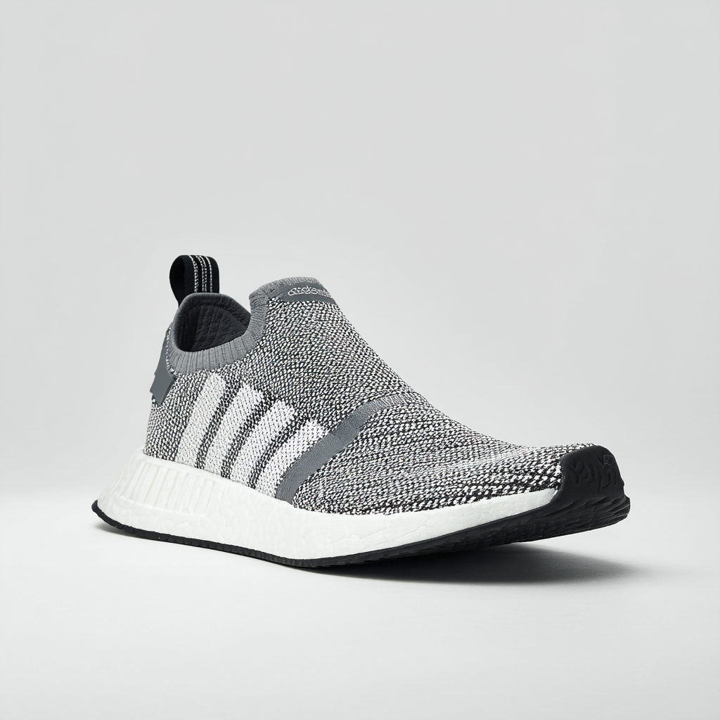 adidas Mens NMD_CS2 PK Grey/White Fabric