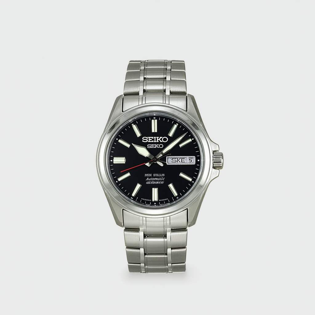 SEIKO Men's SNK795 SEIKO 5 Automatic Stainless Steel Watch with Black Dial