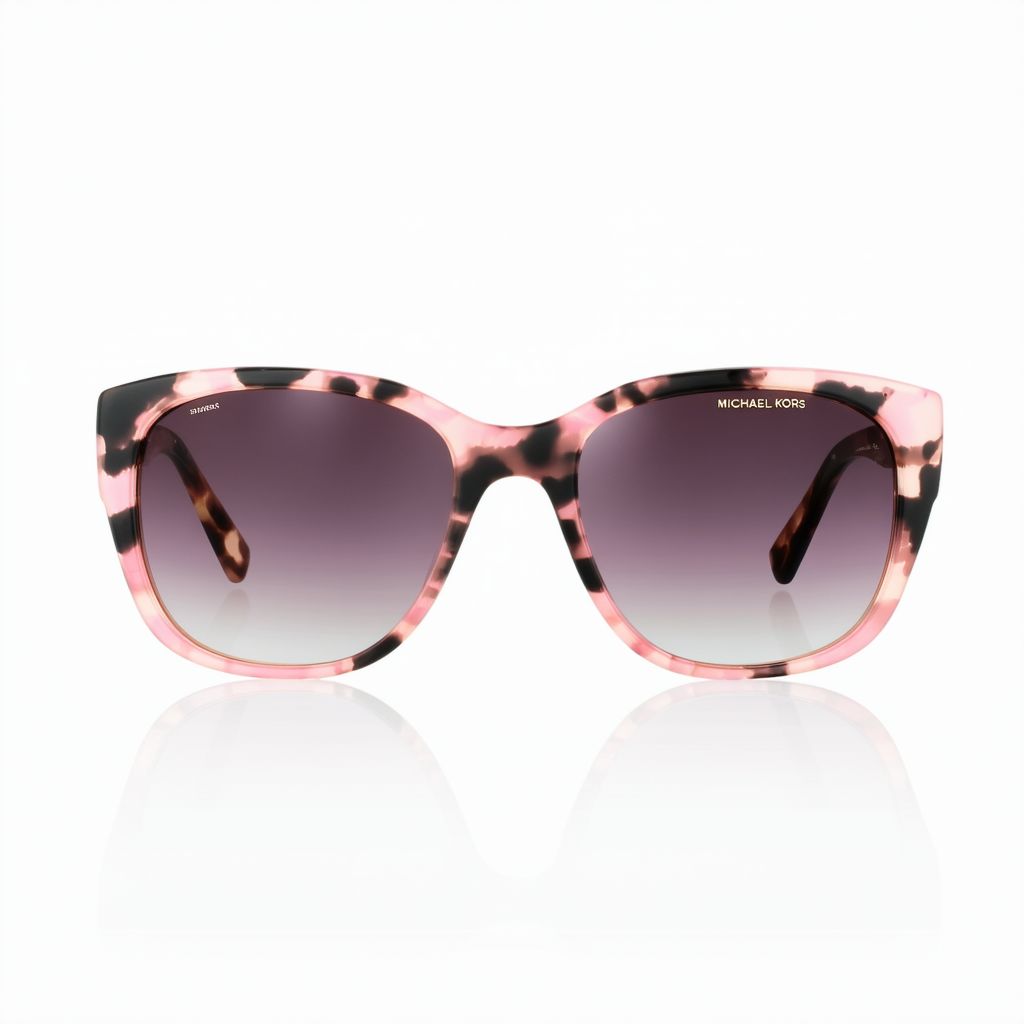 Michael Kors MK6029-31085M Sunglasses SABINA II PINK TORTOISE/ROSE GOLD w/GREY PINK GRADIENT 56mm