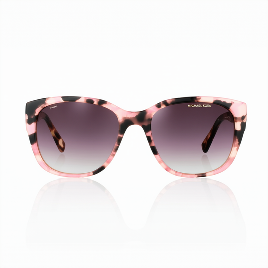Michael Kors MK6029-31085M Sunglasses SABINA II PINK TORTOISE/ROSE GOLD w/GREY PINK GRADIENT 56mm