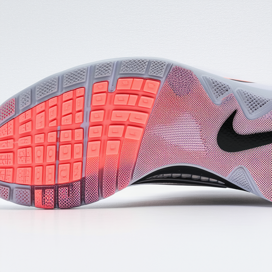 Nike Women's Air Max Sequent 2 Running Shoes (8 B(M) US, Hot Punch/Black-Wolf Grey)