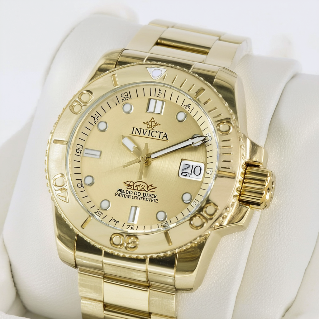 Invicta Men's 22544 Pro Diver Analog Display Analog Quartz Gold Watch