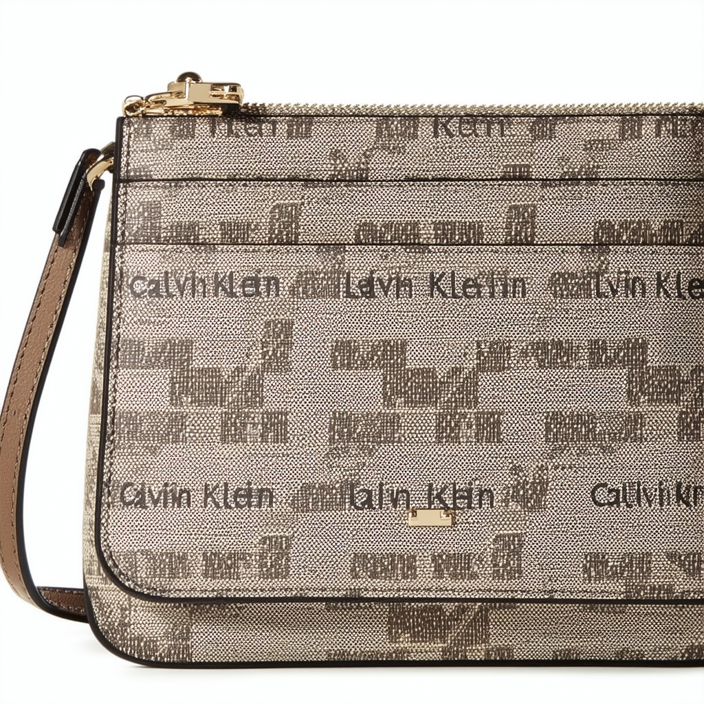 Calvin Klein Janae Signature Top Zip Crossbody