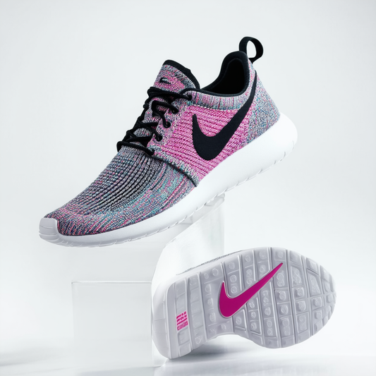 NIKE SPORTSWEAR WOMENS ROSHE ONE FLYKNIT SNEAKER Multi-Color - Footwear/Sneakers 7.5