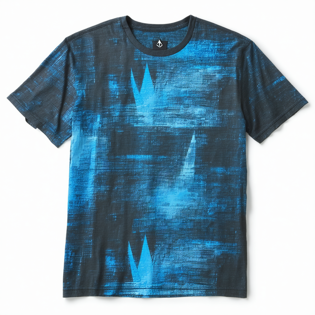 Volcom Men's Delusion Print Modern Fit Short Sleeve Tee