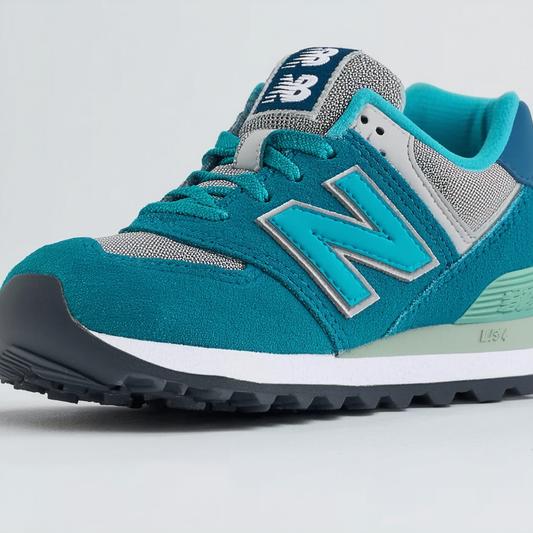 New Balance KL574 Summer Utility Grade Running Shoe (Big Kid)