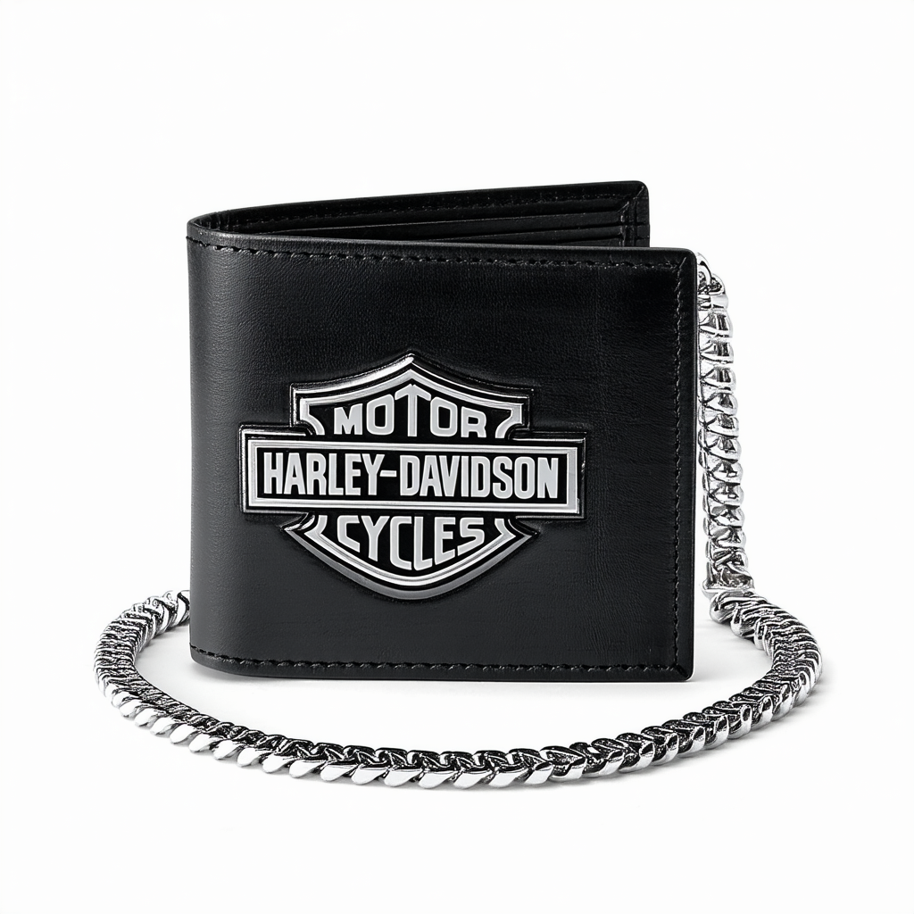 Harley-Davidson Men's 23 inch Bar & Shield Original Wallet Chain HDMWC11335