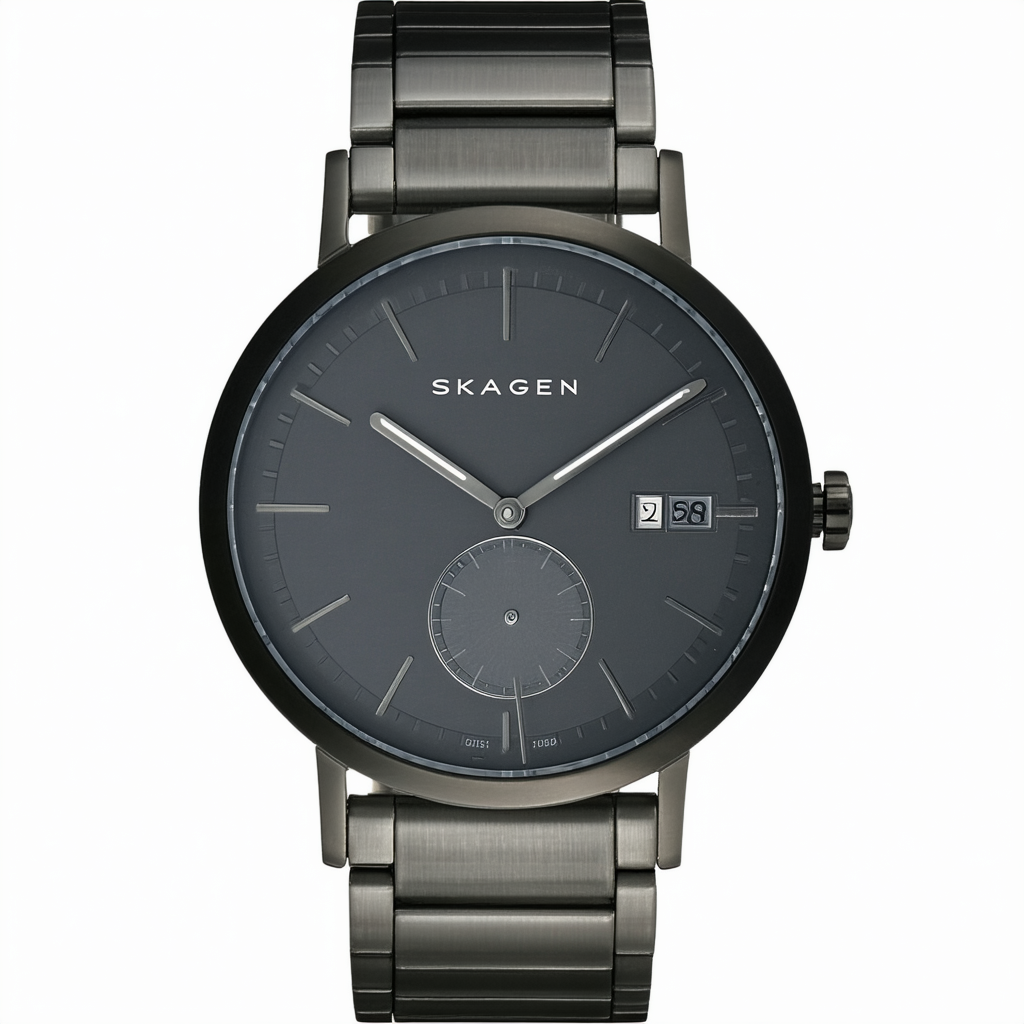 Skagen Men's Titanium Charcoal Dial Watch #489LTXM