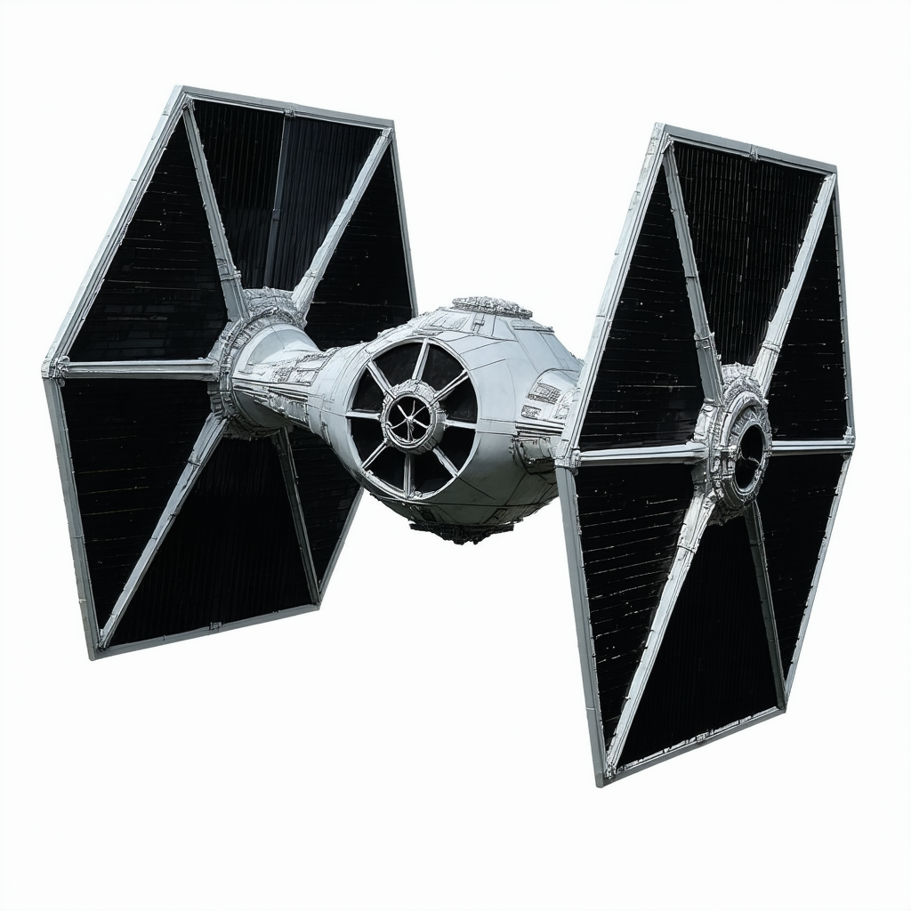 Star Wars Classic Logo and TIE Fighter Men's Short Sleeve T-Shirt