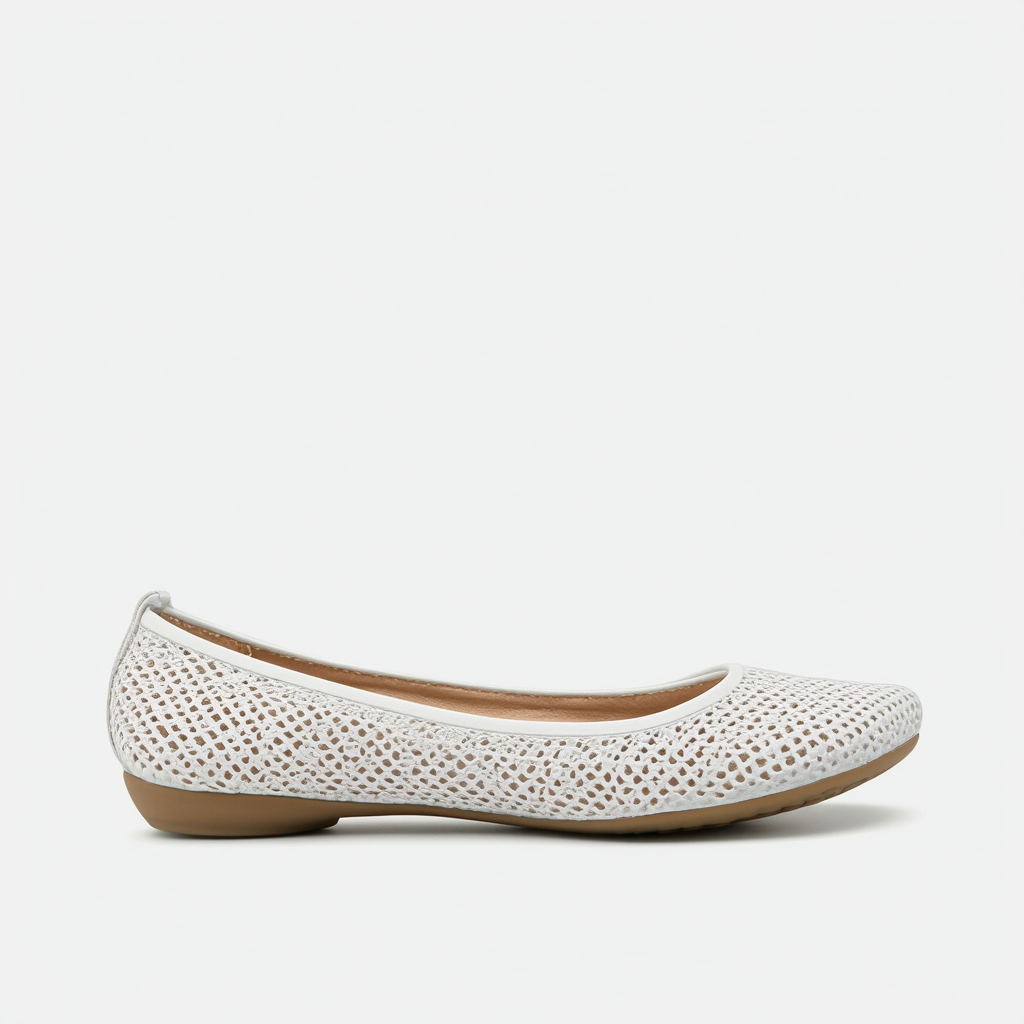 Rockport Women's Faye Perf Fan Ballet Flat