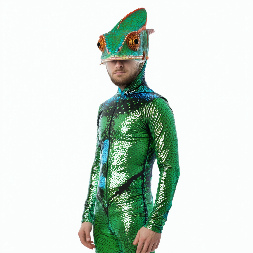 Men's Chameleon Pop Star Costume