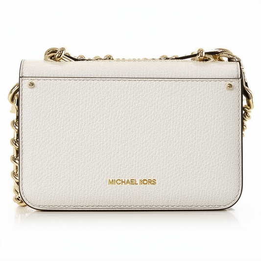 Michael Kors Jet Set Item SMALL PVC Crossbody in Vanilla