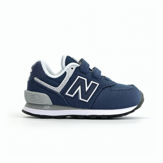New Balance KL574 Lace-Up Pennant Running Shoe (Infant/Toddler)