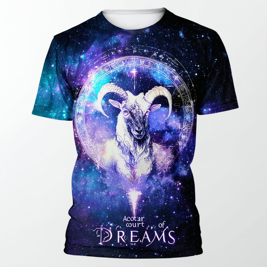 Acotar Velaris Shirt, Ram Aries Zodiac Court of Dreams Shirt, Dreamy Hidden Astrology Shirt Gift