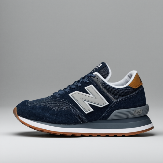New Balance Iconic Men's 500 V1 (10.5, Navy/Grey/Gum)
