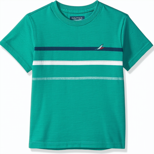 Nautica Boys' Short Sleeve Coast Crew Neck T-Shirt