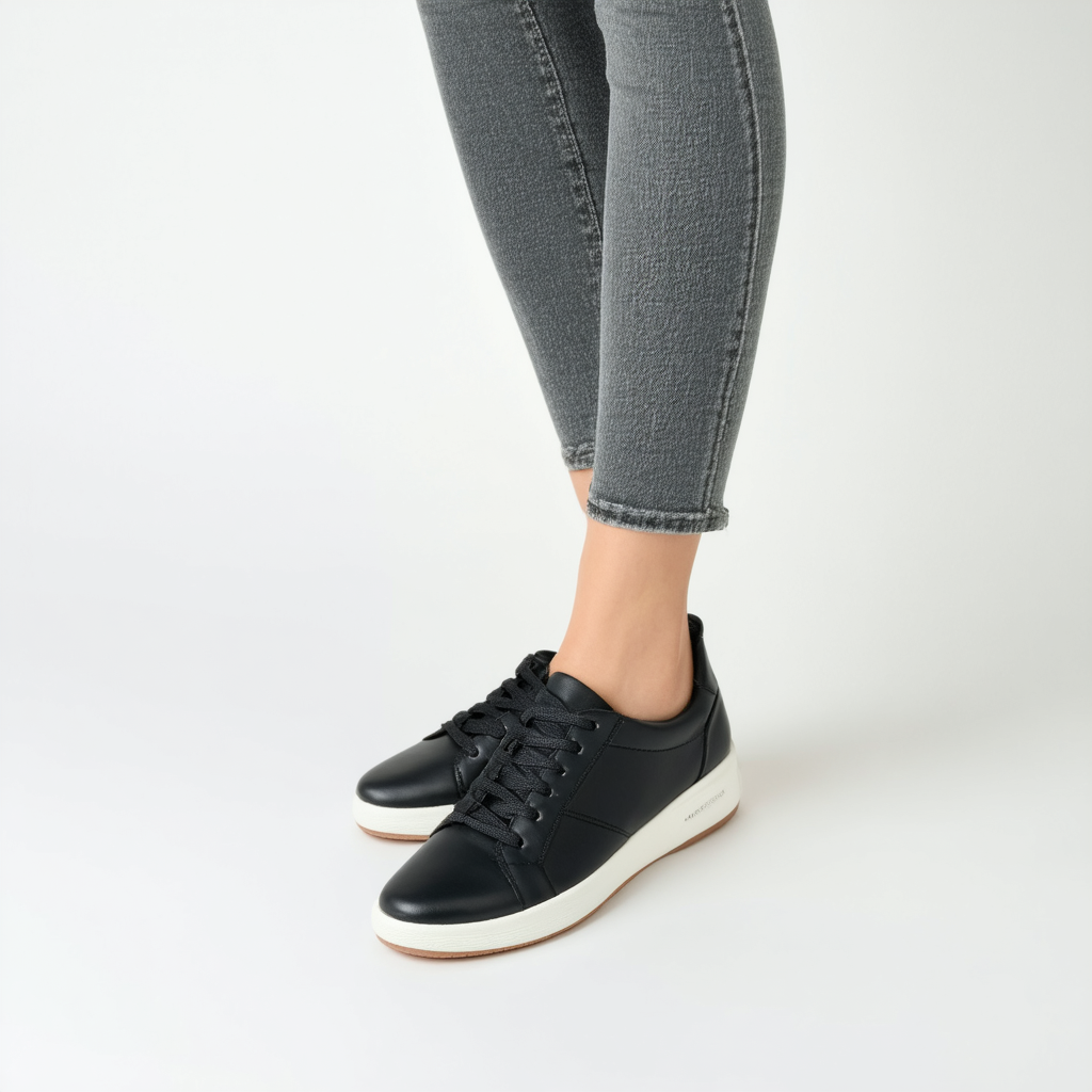 Aerosoles Women's EVE Sneaker, BLACK, 7