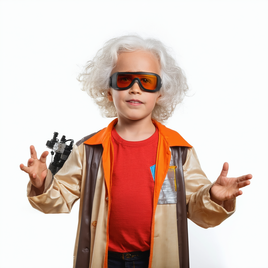Back to the Future Doc Brown Costume for Kids