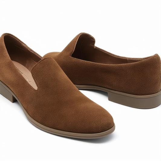 NATURAL SOUL BY NATURALIZER Women's Frasier (Oxford Brown Suede 7.5 M)