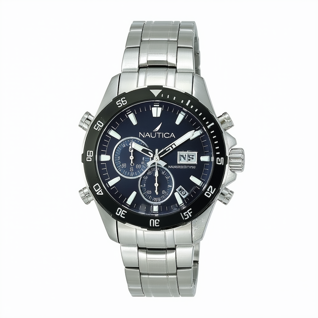 Nautica Men's N14537G NST Stainless Steel Watch