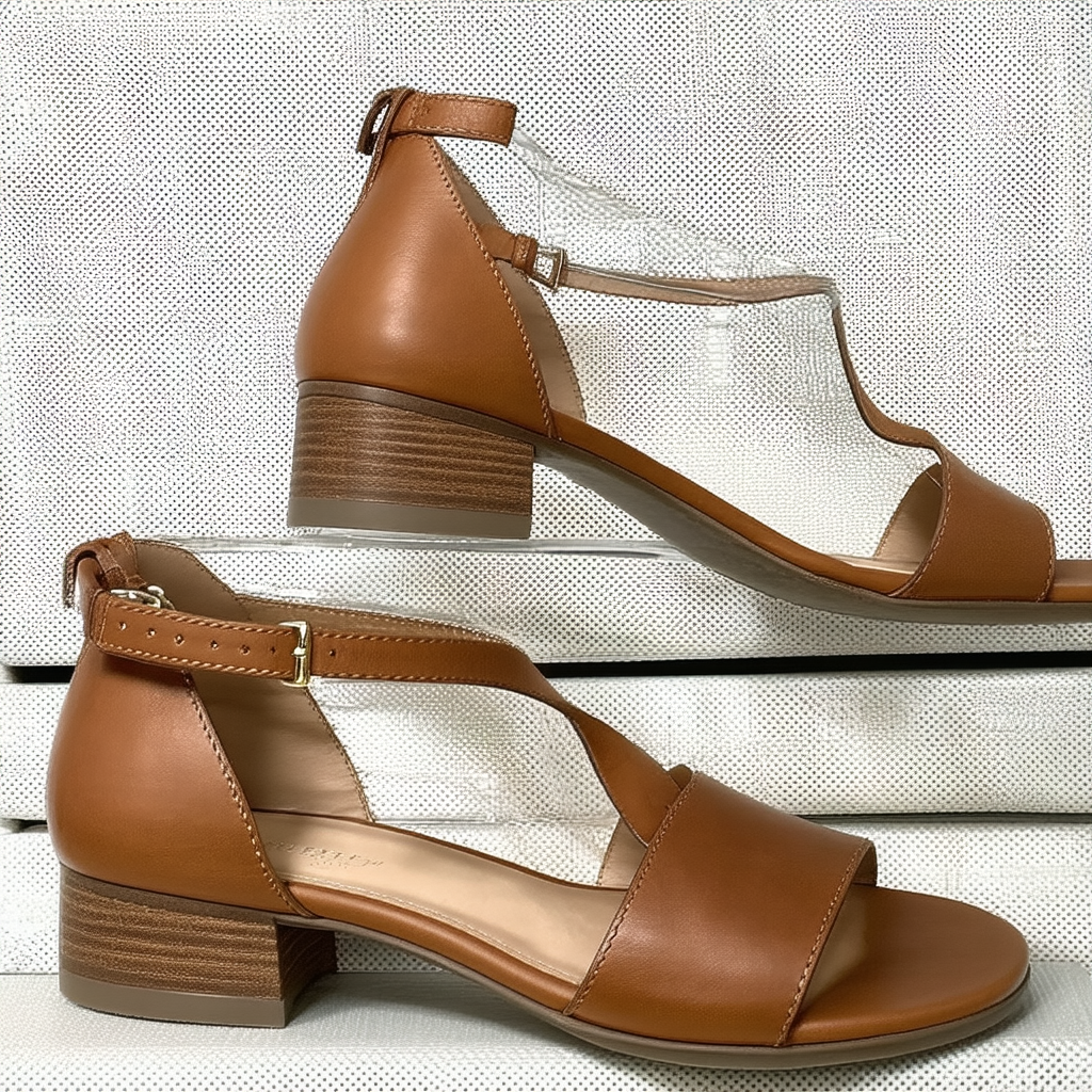 Naturalizer Women's Saddle Tan Perfed Smooth Pola 8 B(M) US