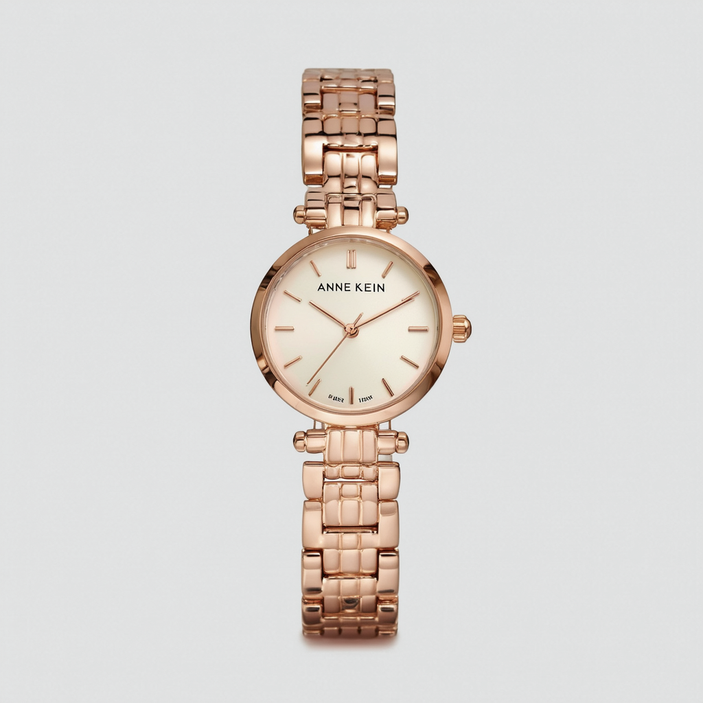 Anne Klein Women's Rose Gold-Tone Bracelet Watch