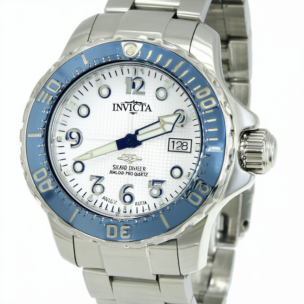 Invicta Men's 17048 Pro Diver Analog Display Japanese Quartz Silver Watch