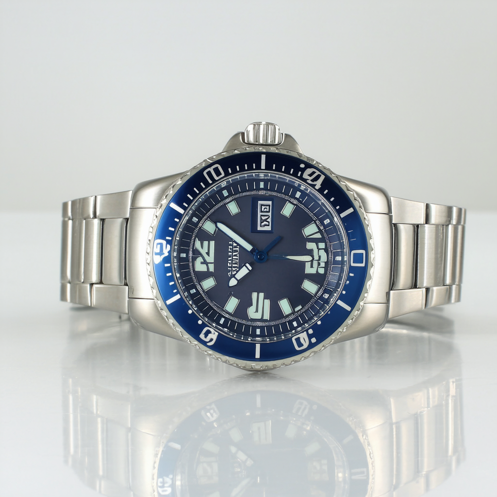 Invicta Mens Reserve Military Cadet Swiss Made 25 Jewel Automatic Stainless Steel Watch 0592
