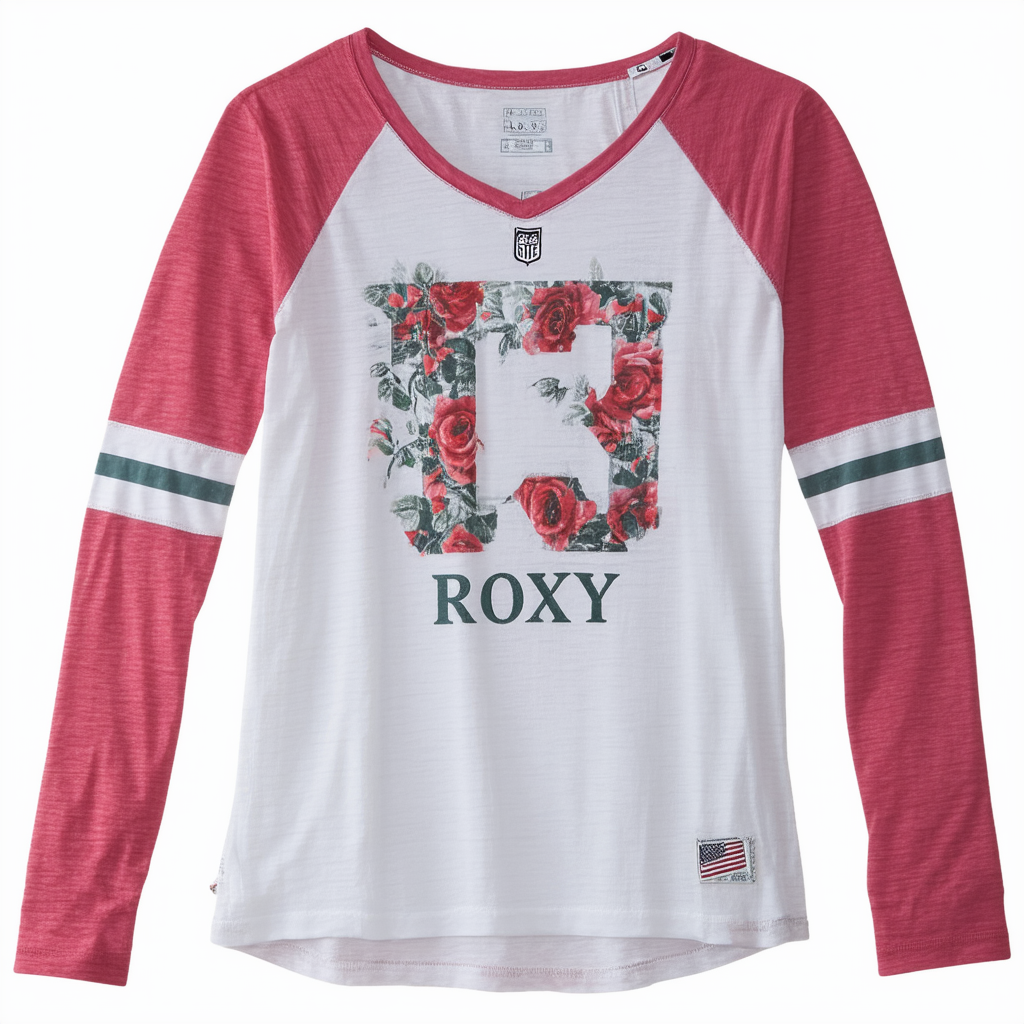 Roxy Women's Las Rosas Football LS Shirts
