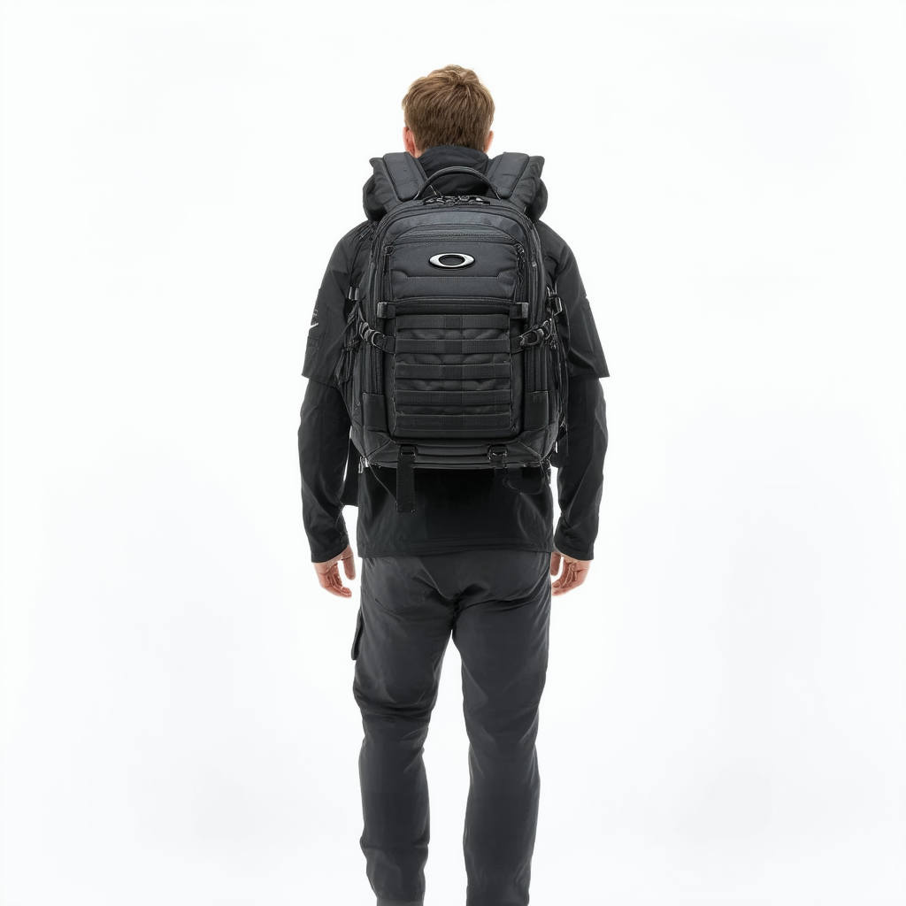 Oakley Kitchen Sink LX Designer Backpack, Stealth Black, One Size