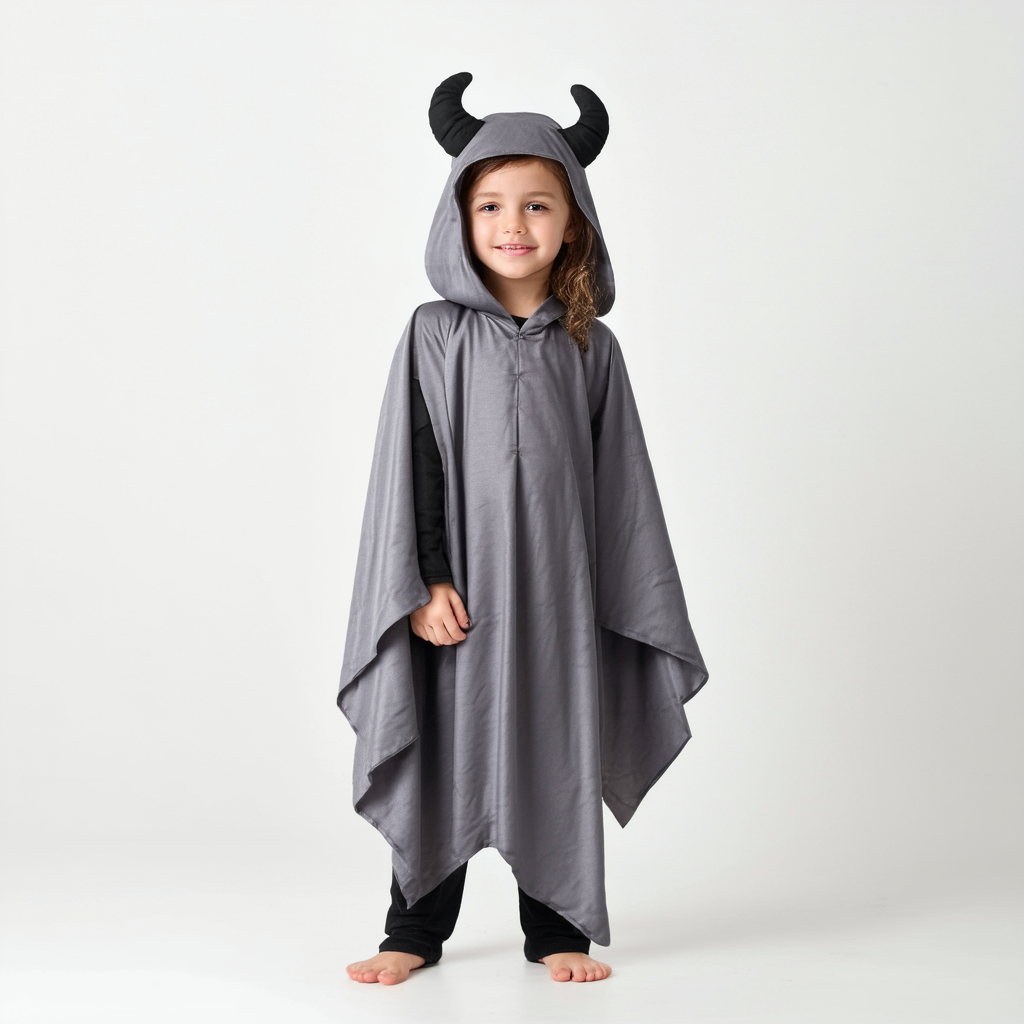 Halloween Concepts Child's Grey Devil Robe, Large