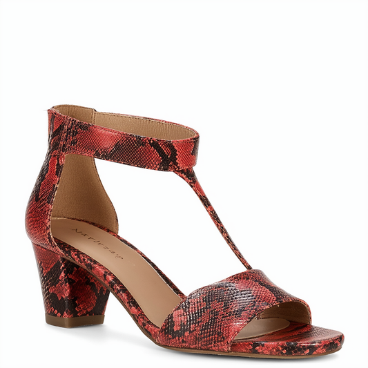 Naturalizer Women's Danya, Red Snake, 10 M US