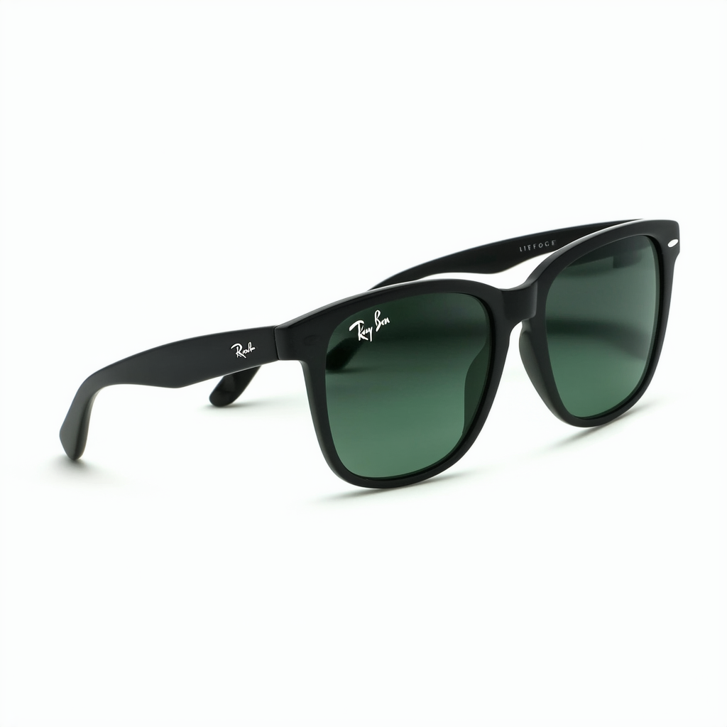 Ray-Ban RB4179 Liteforce Tech Designer Sunglasses - Black/Green / One Size Fits All